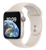 Apple Watch SE Gen 2 40mm (GPS+Cellular) Starlight Aluminum Case with Starlight Sport Band (S/M) (MRFW3)