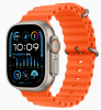 Apple Watch Ultra 2 49 mm (GPS+Cellular) Titanium Case Orange Ocean Band (One Size) (MREH3)