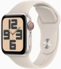 Apple Watch SE (2024) 44mm Starlight Aluminium Case with Starlight Sport Band (M/L)