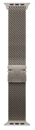 Apple Watch Ultra 2 (2024) 49mm Natural Titanium Case with Natural Titanium Milanese Loop (L)