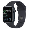 Apple Watch SE Gen 2 44mm (GPS) Midnight Aluminum Case with Midnight Sport Band (S/M) (MNTF3/MRE73)