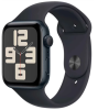 Apple Watch SE (2024) 40mm Midnight Aluminium Case with Midnight Sport Band (S/M)
