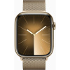 Apple Watch Series 9 45mm (GPS) Gold Stainless Steel Case with Gold Stainless Steel Milanese Loop (MRMU3)