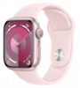 Apple Watch Series 9 45mm (GPS) Pink Aluminum Case with Pink Sport Band (M/L) (MR9H3)