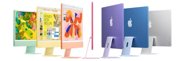 Apple iMac 24" with Retina 4.5K (M4 10C CPU, 10C GPU/16GB/256GB) (Silver) (MWUU3)