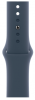 Apple Watch Series 9 41mm (GPS) Silver Aluminum Case with Storm Blue Sport Band (S/M) (MR903) Apple Watch Series 9 41mm (GPS) Silver Aluminum Case with Storm Blue Sport Band (S/M) (MR903)