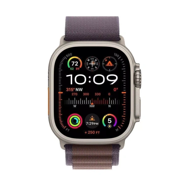 Apple Watch Ultra 2 49 mm Titanium Case Indigo Alpine Loop (S)