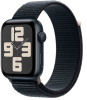 Apple Watch SE Gen 2 44mm (GPS) Midnight Aluminum Case with Midnight Sport Loop (MREA3)