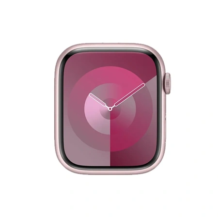 Apple Watch Series 9 45mm (GPS) Pink Aluminum Case with Pink Sport Band (S/M) (MR9G3/MRMK3)