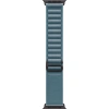 Apple Watch Ultra 3 49mm Black Titanium Case with Light Blue Alpine Loop (L)