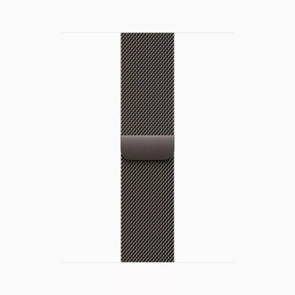 Apple Watch Series 11 46mm Slate Titanium Case with Slate Milanese Loop (M/L)
