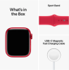 Apple Watch Series 8 41mm (GPS + Cellular) Red Aluminum Case with Red Sport Band (MNJ23)