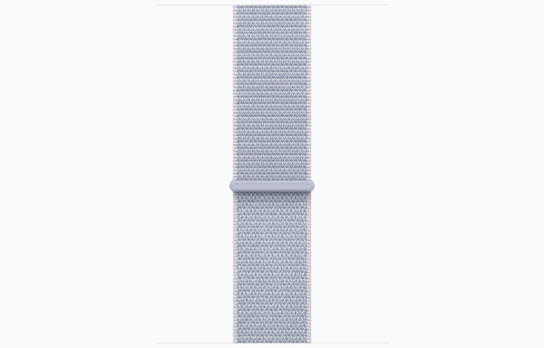 Apple Watch SE Gen 2 40mm Silver Aluminium Case with Blue Cloud Sport Loop (One Size)