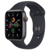 Apple Watch SE 44mm (GPS+Cellular) Space Gray Aluminum Case with Midnight Sport Band (MKRR3)