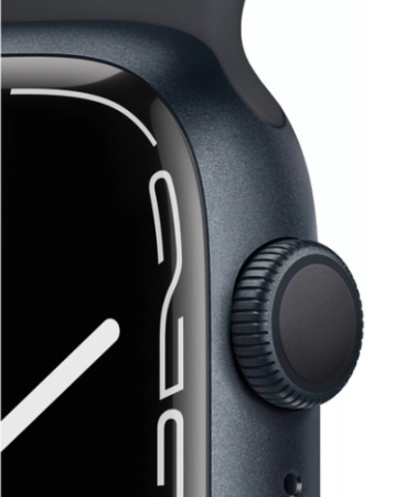 Apple Watch Series 7 41mm (GPS + Cellular) Midnight Aluminum Case with Midnight Sport Band (MKH73)