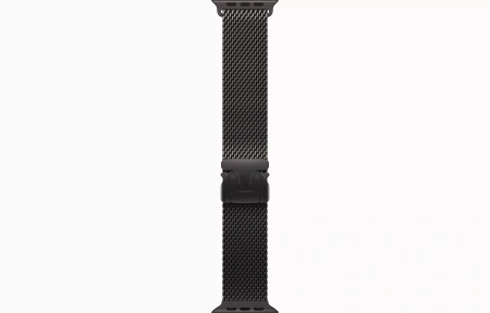 Apple Watch Ultra 3 49mm Black Titanium Case with Black Titanium Milanese Loop (S)