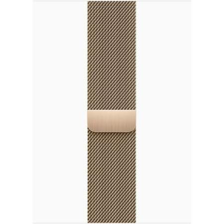 Apple Watch Series 9 45mm (GPS) Gold Stainless Steel Case with Gold Stainless Steel Milanese Loop (MRMU3)