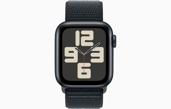 Apple Watch SE Gen 2 40mm (GPS) Midnight Aluminum Case with Midnight Sport Loop (MRE03/MRGD3)