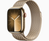 Apple Watch Series 9 45mm (GPS+Cellular) Gold Stainless Steel Case with Gold Stainless Steel Milanese Loop (MRMU3/MRQL3)