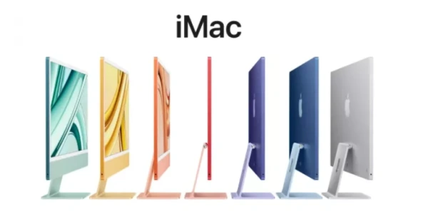 Apple iMac 24" with Retina 4.5K (M3 8C CPU, 8C GPU/8GB/256GB) (Blue) (MQRC3)