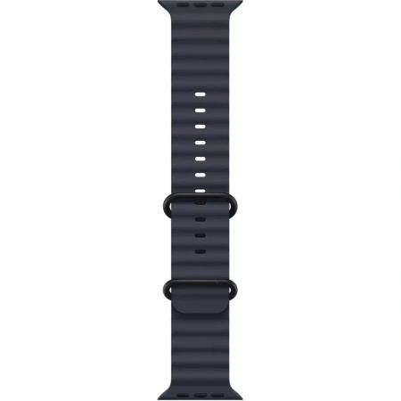 Apple Watch Ultra 2 (2024) 49mm Black Titanium Case with Navy Ocean Band (One Size)