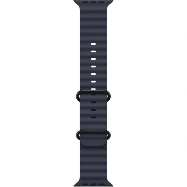 Apple Watch Ultra 2 (2024) 49mm Black Titanium Case with Navy Ocean Band (One Size)