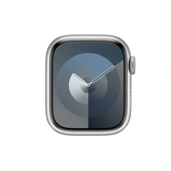 Apple Watch Series 9 41mm Silver Aluminum Case with Storm Blue Sport Band (M/L)